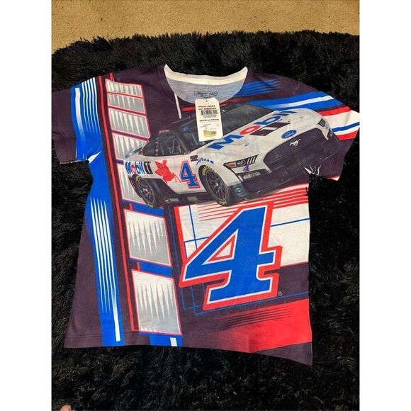 Stewart-Haas Racing Team Collection Kevin Harvick Youth Medium M White Mobil 1 S - Picture 4 of 5
